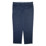 DICKIES 874 Workwear Mens Trousers Blue Regular Straight W44 L34