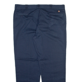 DICKIES 874 Workwear Mens Trousers Blue Regular Straight W44 L34
