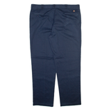 DICKIES 874 Workwear Mens Trousers Blue Regular Straight W44 L34