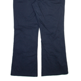 DICKIES Womens Trousers Blue Slim Bootcut W40 L31