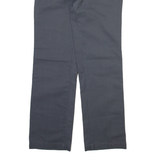 DICKIES Boys Trousers Grey Slim Straight W26 L26