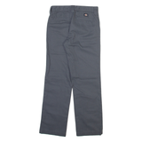 DICKIES Boys Trousers Grey Slim Straight W26 L26