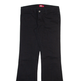 DICKIES Womens Trousers Black Slim Bootcut W30 L31