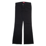 DICKIES Womens Trousers Black Slim Bootcut W30 L31