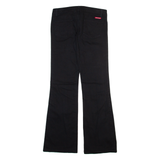 DICKIES Womens Trousers Black Slim Bootcut W30 L31