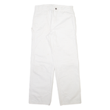 DICKIES Carpenter Mens Trousers White Regular Straight W30 L30