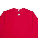 MAJESTIC Mens Fleece Red Tight Knit XL