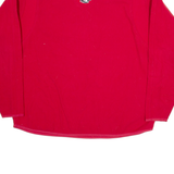 MAJESTIC Mens Fleece Red Tight Knit XL