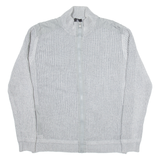 CALVIN KLEIN Mens Jumper Grey Tight Knit L