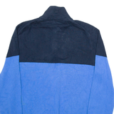 TOMMY HILFIGER Mens Jumper Blue 1/4 Zip Tight Knit M