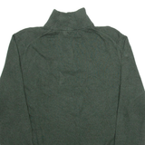 NAUTICA Mens Jumper Green 1/4 Zip Tight Knit M
