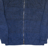 CALVIN KLEIN JEANS Mens Jumper Blue Tight Knit L