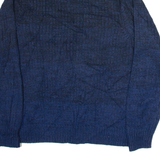 CALVIN KLEIN JEANS Mens Jumper Blue Tight Knit L