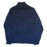 CALVIN KLEIN JEANS Mens Jumper Blue Tight Knit L