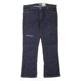 DICKIES Workwear Womens Jeans Blue Relaxed Bootcut W38 L32