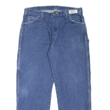 DICKIES Carpenter Workwear Mens Jeans Blue Relaxed Tapered W36 L32