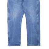 WRANGLER Mens Jeans Blue Regular Straight Stone Wash W40 L30