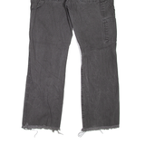 DICKIES Carpenter Workwear Mens Jeans Black Regular Straight W34 L29