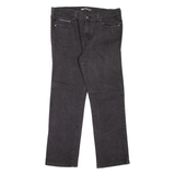 LEVI'S 505 Womens Jeans Black Regular Straight W34 L29