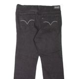 LEVI'S 505 Womens Jeans Black Regular Straight W34 L29
