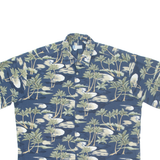 HALF MOON BAY Mens Hawaiian Shirt Blue Floral XL