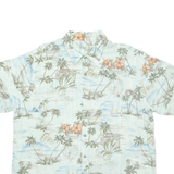 BATIK BAY Mens Hawaiian Shirt Blue Floral XL