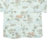 BATIK BAY Mens Hawaiian Shirt Blue Floral XL