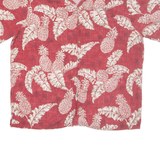 BATIK BAY Mens Hawaiian Shirt Red Floral XL