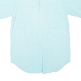 TRAMPS Mens Plain Shirt Blue S
