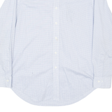 LAUREN RALPH LAUREN Mens Shirt Blue Check Long Sleeve L