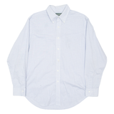 LAUREN RALPH LAUREN Mens Shirt Blue Check Long Sleeve L