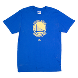 ADIDAS Golden State Warriors Mens T-Shirt Blue USA L