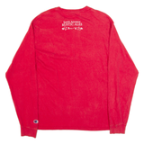 CHAMPION Bernice Womens T-Shirt Red Long Sleeve L