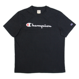 CHAMPION Mens T-Shirt Black L