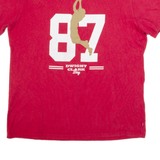 LEVI'S Dwight Clark Day Womens T-Shirt Red USA XL