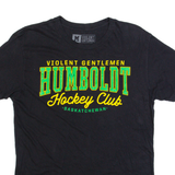 VIOLENT HUMBOLDT Hockey Club Mens T-Shirt Blue USA M