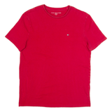 TOMMY HILFIGER Mens T-Shirt Red M