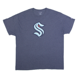CHAMPION Seattle Kraken Mens T-Shirt Blue USA XL