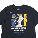 NIKE Golden State Warriors Mens T-Shirt Black USA XL