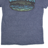 CHAMPION Mens T-Shirt Blue L