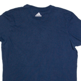 ADIDAS Mens T-Shirt Blue L