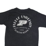 CHAMPION Purdue Boilermakers Mens T-Shirt Black USA M