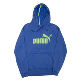 PUMA Mens Blue Hoodie M