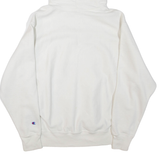 CHAMPION Mens White Hoodie L