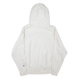 CHAMPION Mens White Hoodie L