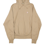 CHAMPION REVERSE WEAVE Mens Beige Hoodie S