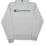 CHAMPION Mens Grey Hoodie S