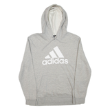 ADIDAS Mens Grey Hoodie L
