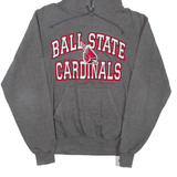 CHAMPION Ball State Cardinals Mens Grey Hoodie USA S