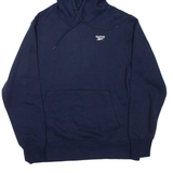 REEBOK Mens Blue Hoodie M